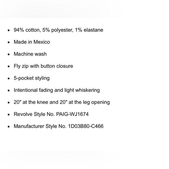 NWT PAIGE SASHA ANKLE Wide Leg Jeans in Black Rust - Picture 9 of 13